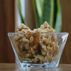 Nuez mitades Ambar ligth